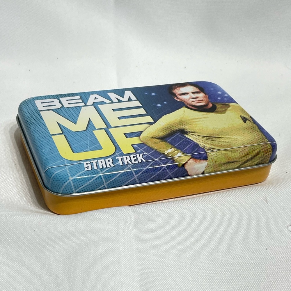 Star Trek Beam Me Up Star Trek Playing Cards NEW IN PKG Captain Kirk & Spock - Picture 3 of 7